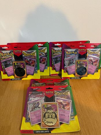 Lot de 6 Tripacks Pokémon double Booster rare
