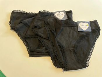 2 lots de 3 culottes neuves tress taille XS