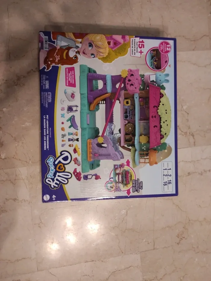 Polly pocket la maison dans les arbres neuve