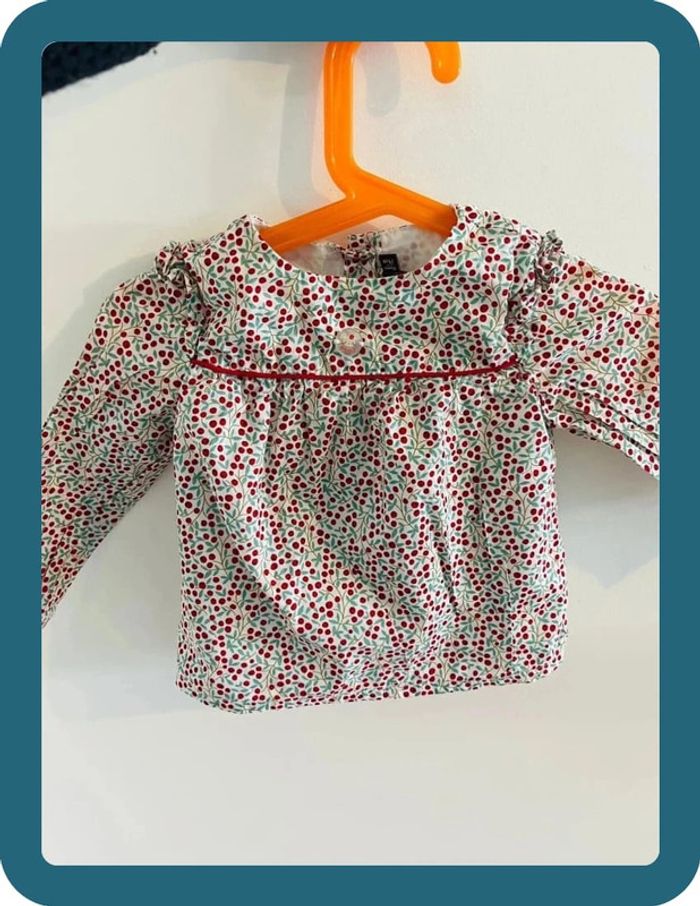 Belle blouse manches longues 12 mois sergent major - photo numéro 3