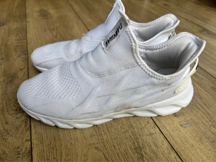 Baskets en toile blanches femme / homme 40 - photo numéro 3