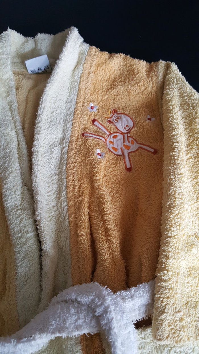 Peignoir éponge 2/4ans - photo numéro 2