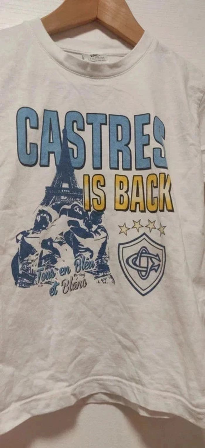 T-shirt mc supporter Castres 7-8 ans - photo numéro 2