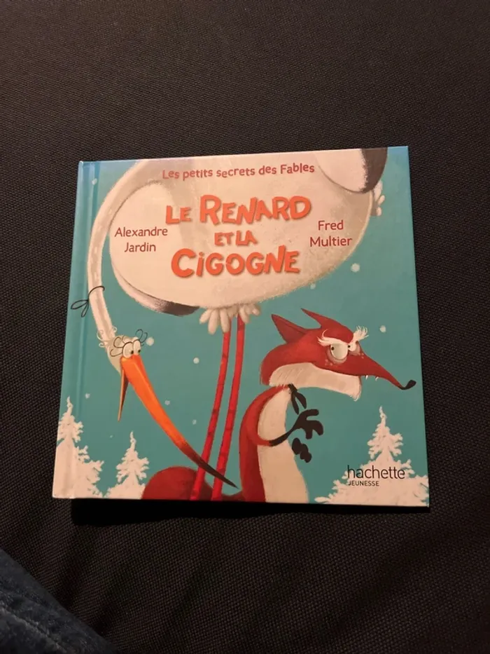 Livre pour enfants macdo le renard et la cigogne