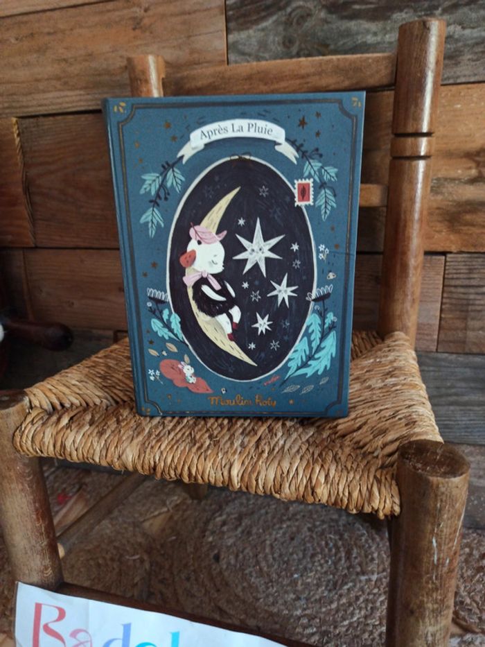 Coffret livre bonne nuit après la pluie Moulin roty tbe - photo numéro 2