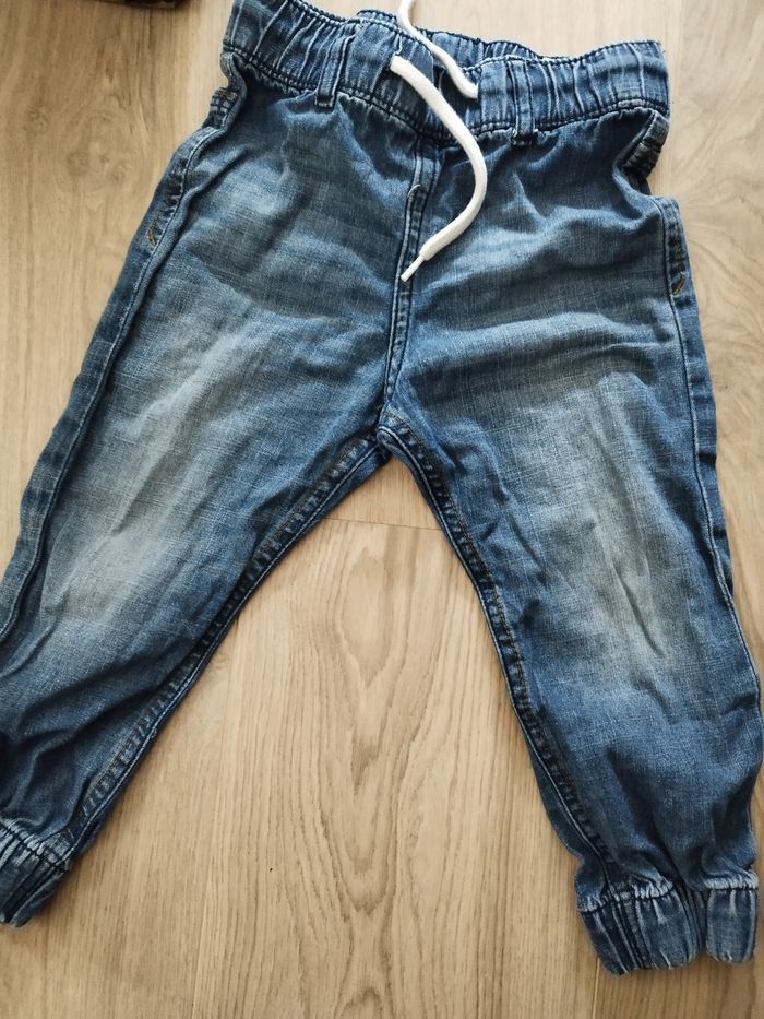 Jeans 👖 élastique et à lacets à la taille - photo numéro 2
