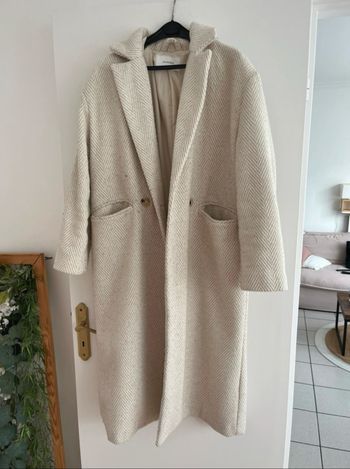 Manteau long beige