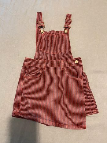 Salopette short jupe - MO kids - 6/7 ans