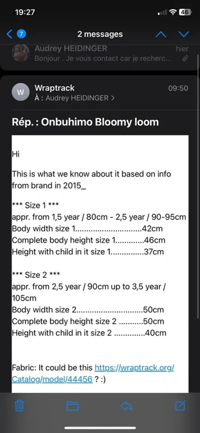 Porte bébé onbu onbuhimo bloomyloom - photo numéro 13