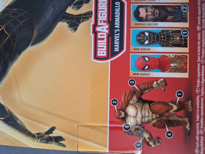 Marvel Legends Séries Spiderman costume noir et or - Spiderman no way home - photo numéro 7