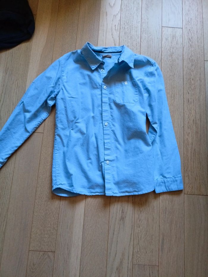 Chemise bleu clair DPAM 12 ans