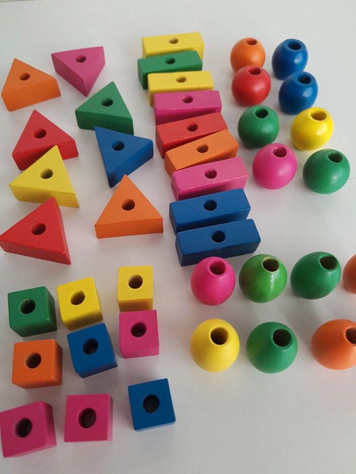 Jeu Rondo Vario perles en bois Oxybul - photo numéro 10