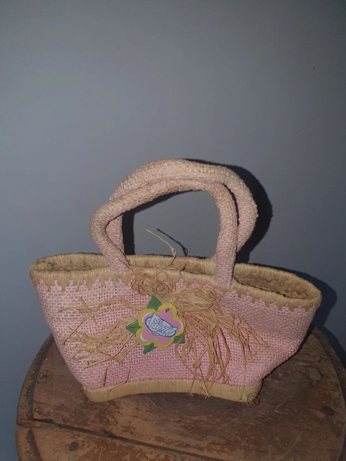 Petit sac en toile/jute - photo numéro 4