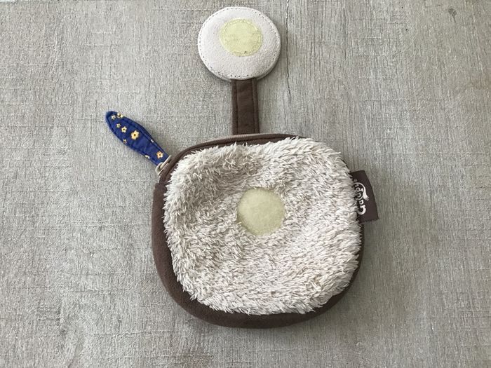 VINTAGE Porte monnaie peluche GALUPY DIDDL - photo numéro 2