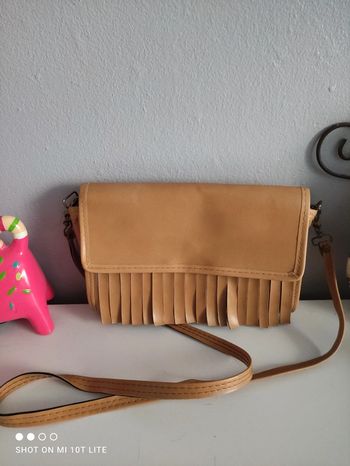 Petit sac bandoulière vintage marron