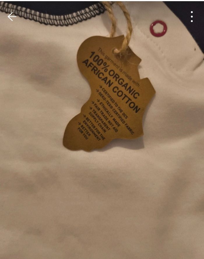 🐦 Combinaison bébé 12-18 mois en coton bio, neuve avec étiquettes. - photo numéro 2