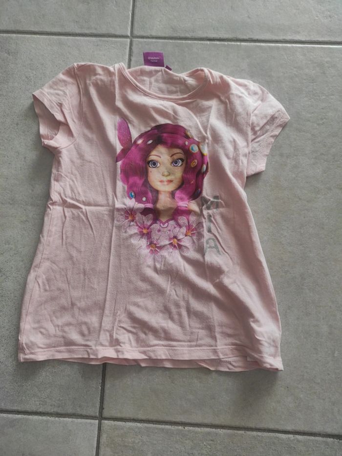 Tee shirt manches courtes Mia et moi 10 ans