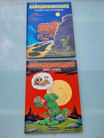 lot 2 BD Nabuchodinosaure, Tomes 3 réédition et 4 EO
