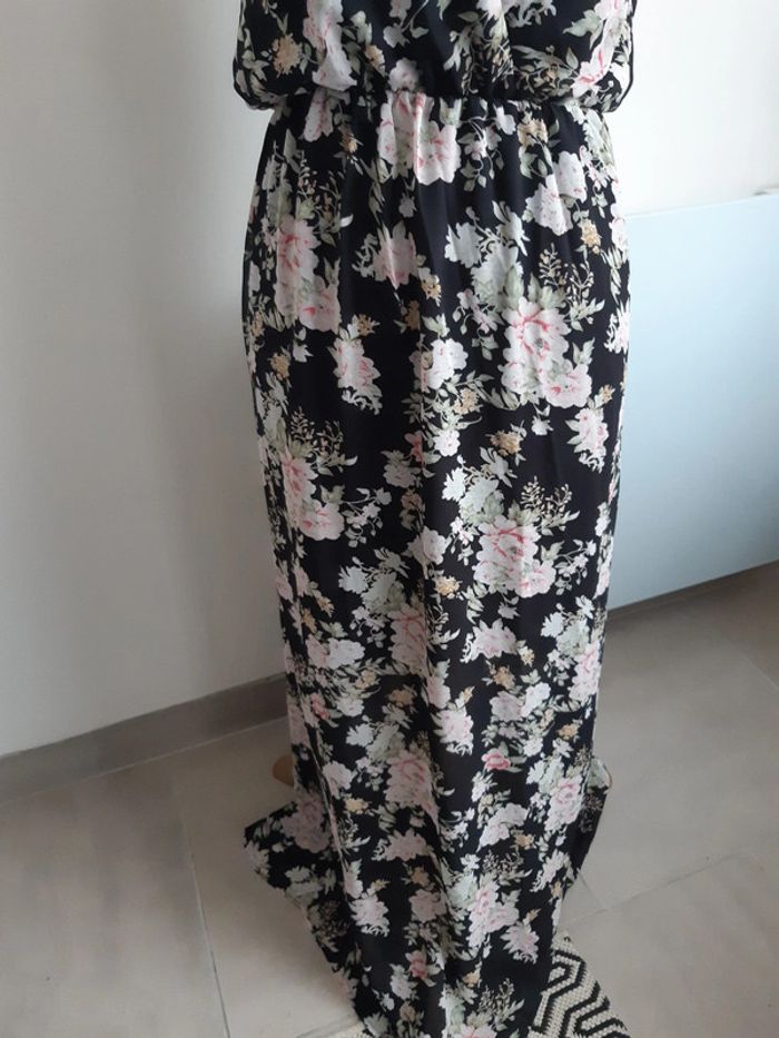 Robe longue fleurs Papillonne T40 - photo numéro 4