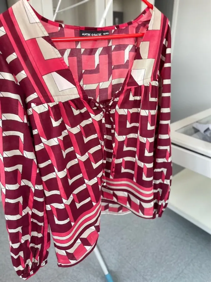 La blouse rouge Antik Batik - photo numéro 3