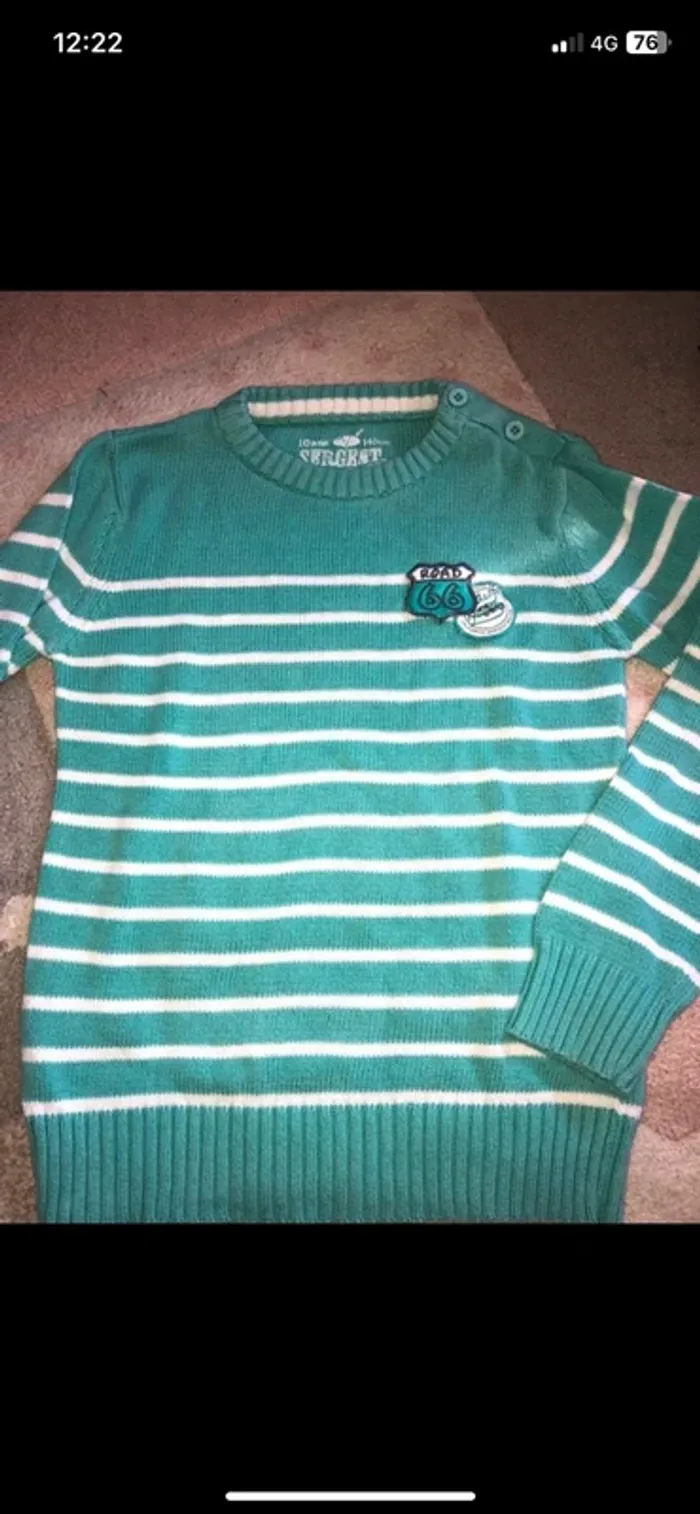Pull sergent major 10 ans