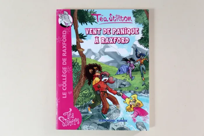 Livre jeunesse (8 ans et +) Téa Stilton "Vent de panique à Raxford" (tome 3)