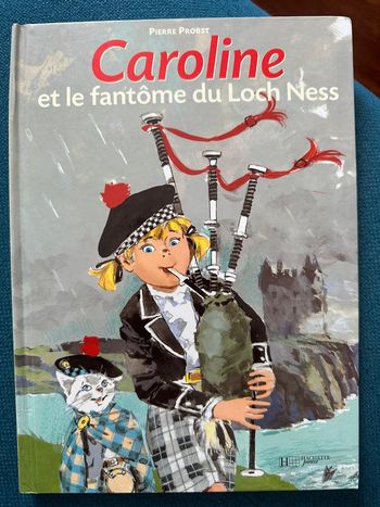 Album édition limitée Caroline et le fantôme du loch Ness livre bd vintage probst