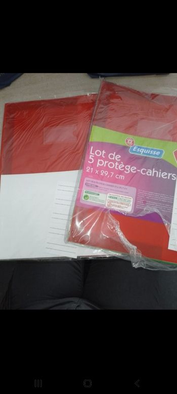9 protèges cahiers 21/29,7cms