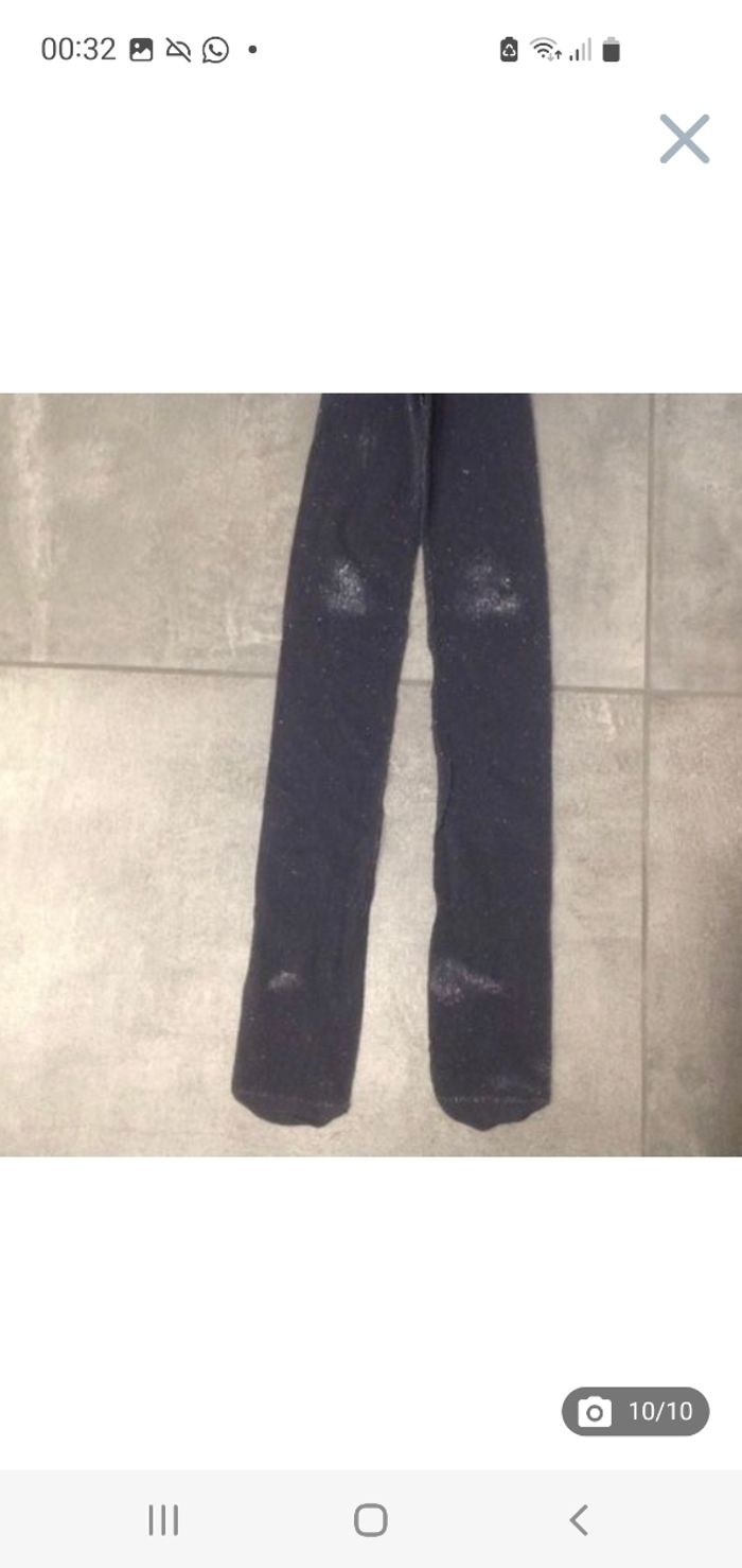 Collants fins pailletés gris anthracite fille 31-34 - photo numéro 10