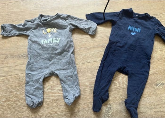 Lot pyjamas en coton 3 mois