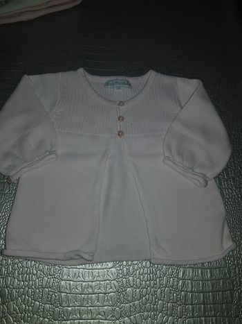 Gilet en coton fille 3 mois Kimbaloo