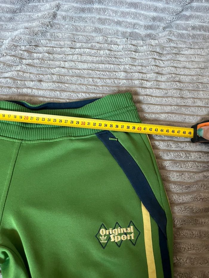 Pantalon Adidas vintage vert - Taille 38 - Original Sport - photo numéro 9