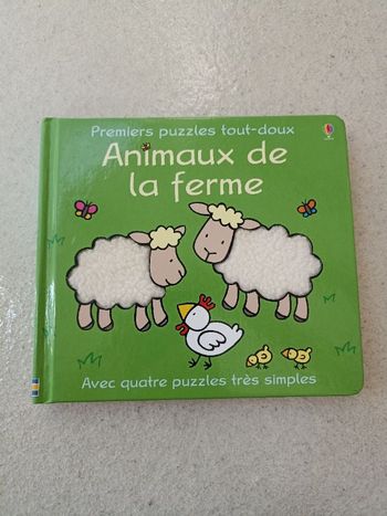 Livre puzzle à toucher