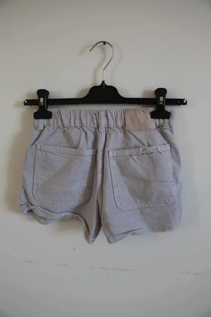 C55 short jeans gris Zara 11-12 ans - photo numéro 2