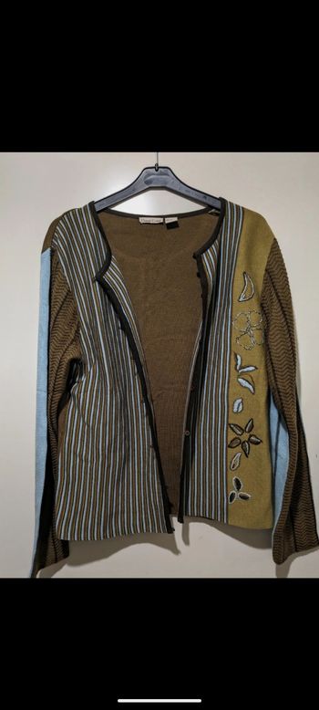 Magnifique gilet vintage, original Chassé croisé. Taille 40