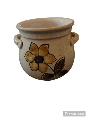 Cache Pot motif fleur