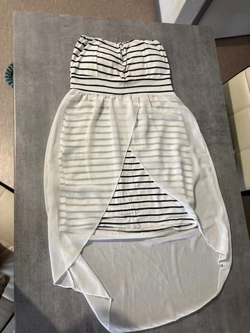 Robe bandeau blanche