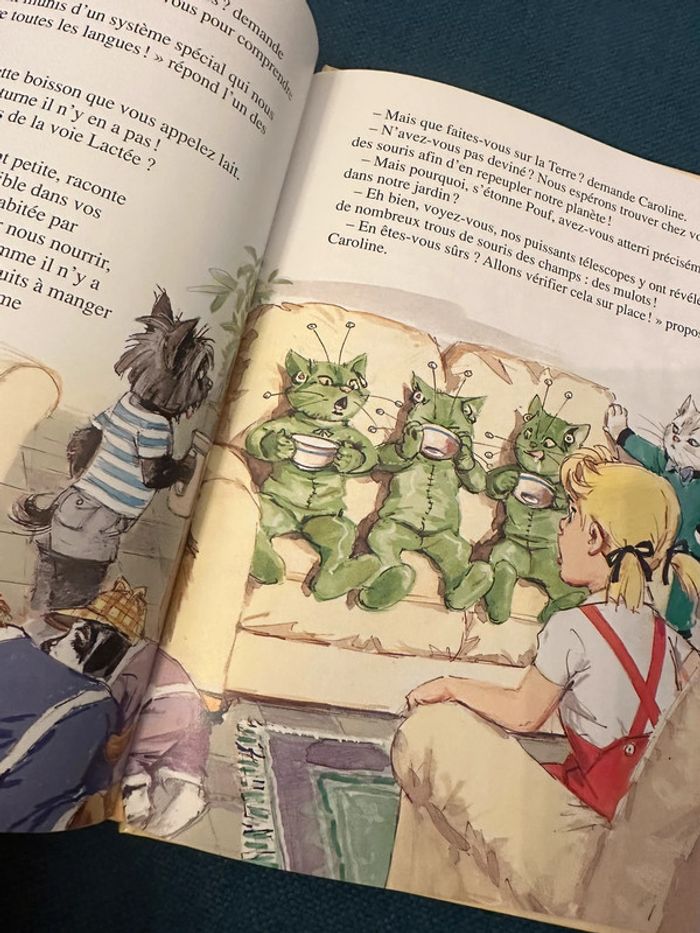 Album Caroline et les Extraterrestres Pierre Probst livre bd Hachette jeunesse rare - photo numéro 4