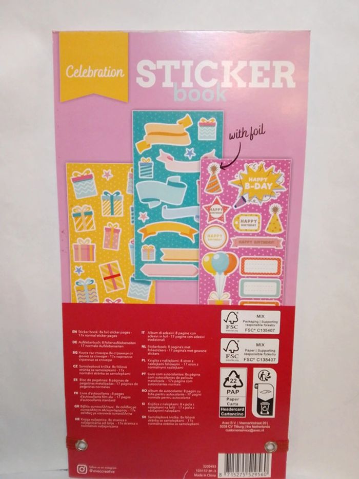 Sticker book élastique "Célébration" - photo numéro 2