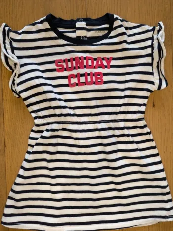 Robe marinière kiabi 24 mois