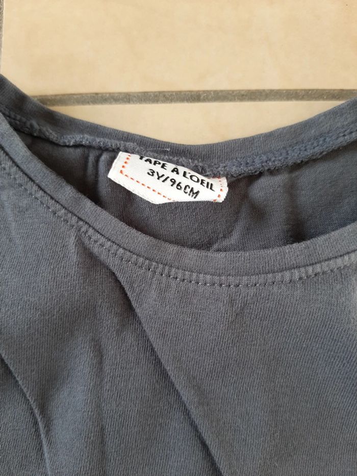 Tee shirt manches courtes fille 3 ans - photo numéro 3