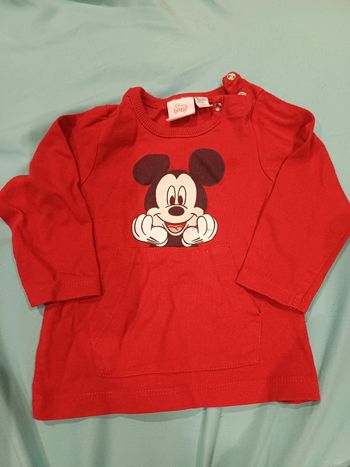 T-shirt manches longues Mickey orchestra 6 mois