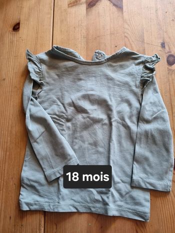Tee shirt manche longue fille