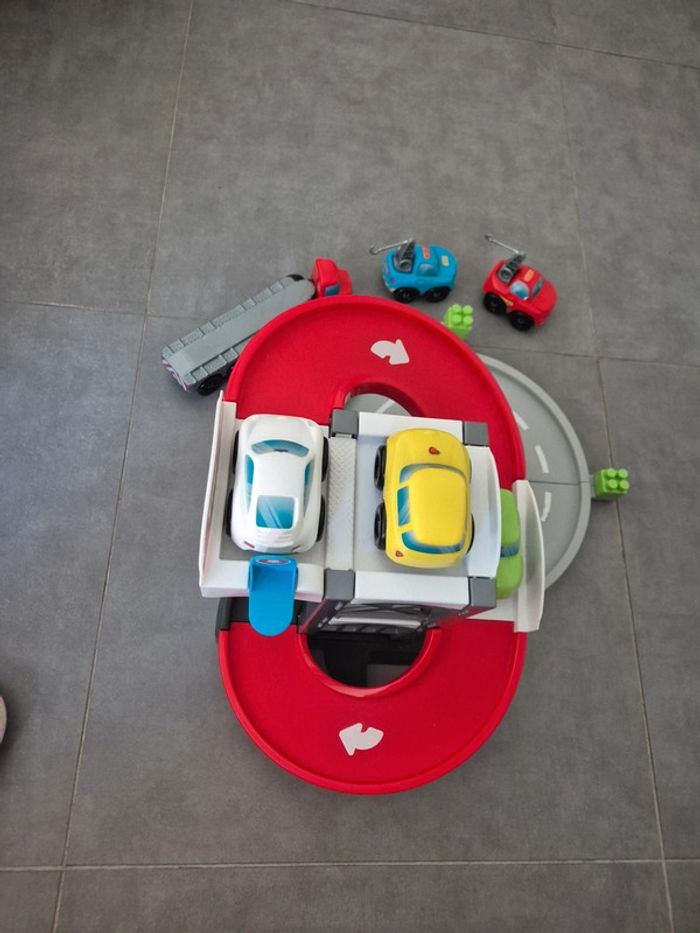 Pack de Garage avec Camion remorque Abrick, Comprend 7 Voitures, - photo numéro 6