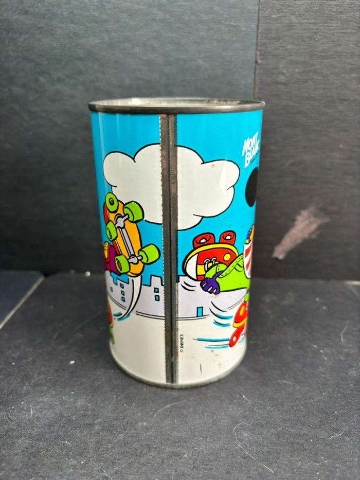 Boîte en métal Disney vintage Mickey, mont blanc - photo numéro 2