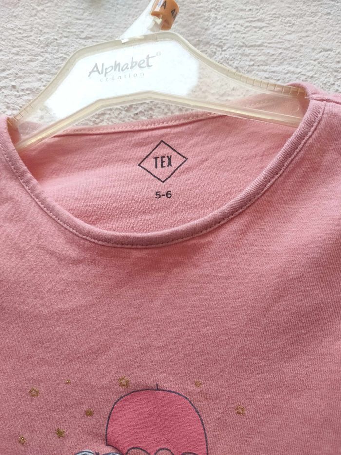 Tee-shirt manches longues 5/6 ans Tex - photo numéro 2