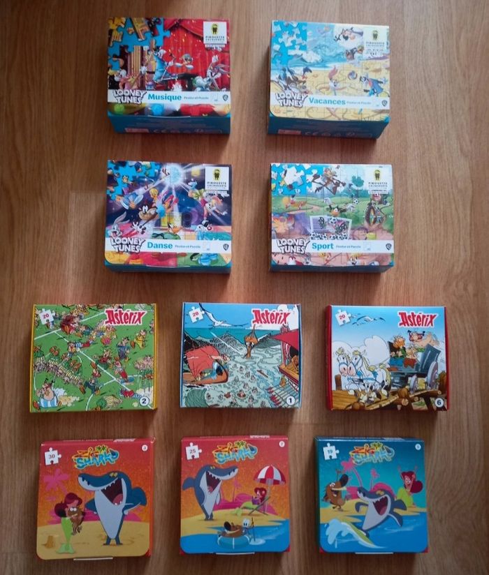 Lot de 10 puzzles collection McDonald's