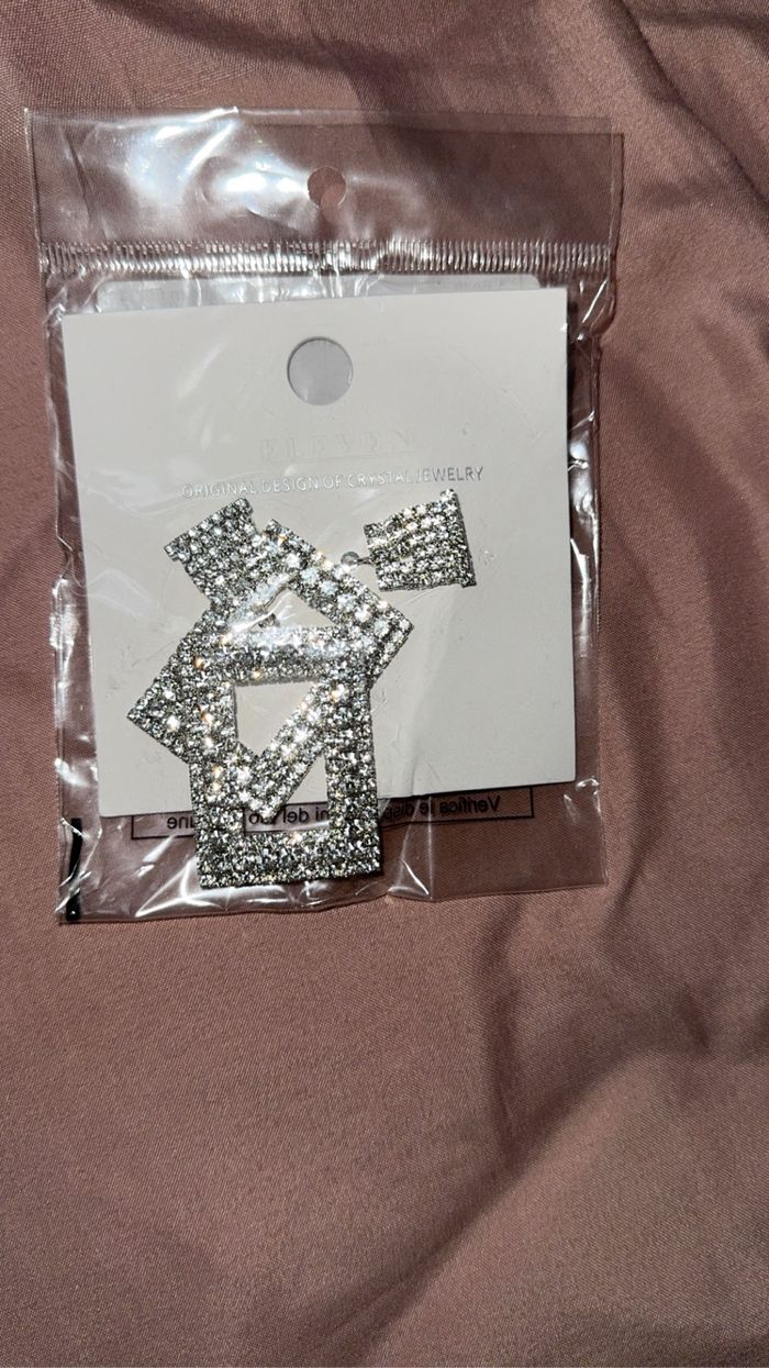 Boucles d’oreilles strass - photo numéro 2
