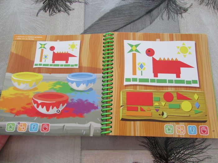 Livre MagiBook niveau 1 J'apprends les formes et les couleurs - photo numéro 5