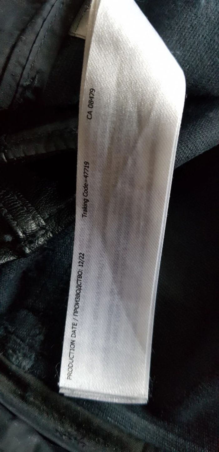 Pantalon effet cuir femme - T. 36 - photo numéro 8